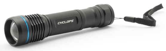 Cyclops Steropes features a 700 white led output and strobe function